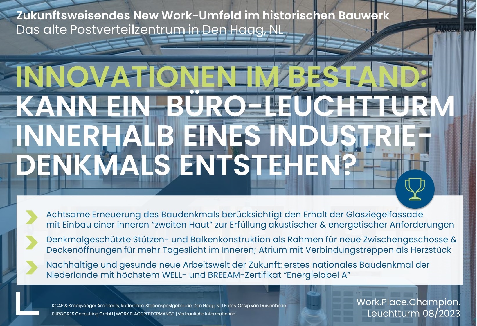 Kann ein Büro-Leuchtturm innerhalb eines Industriedenkmals entstehen?