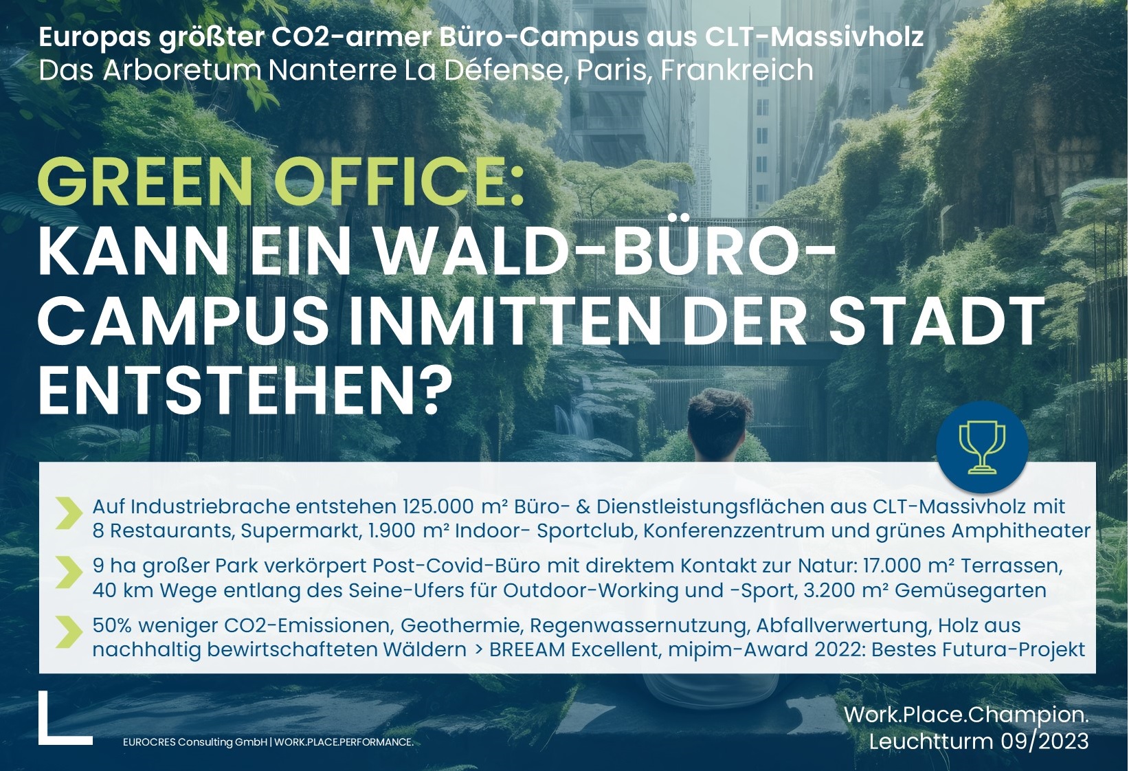 Kann ein Büro-Wald-Campus inmitten einer Stadt entstehen?