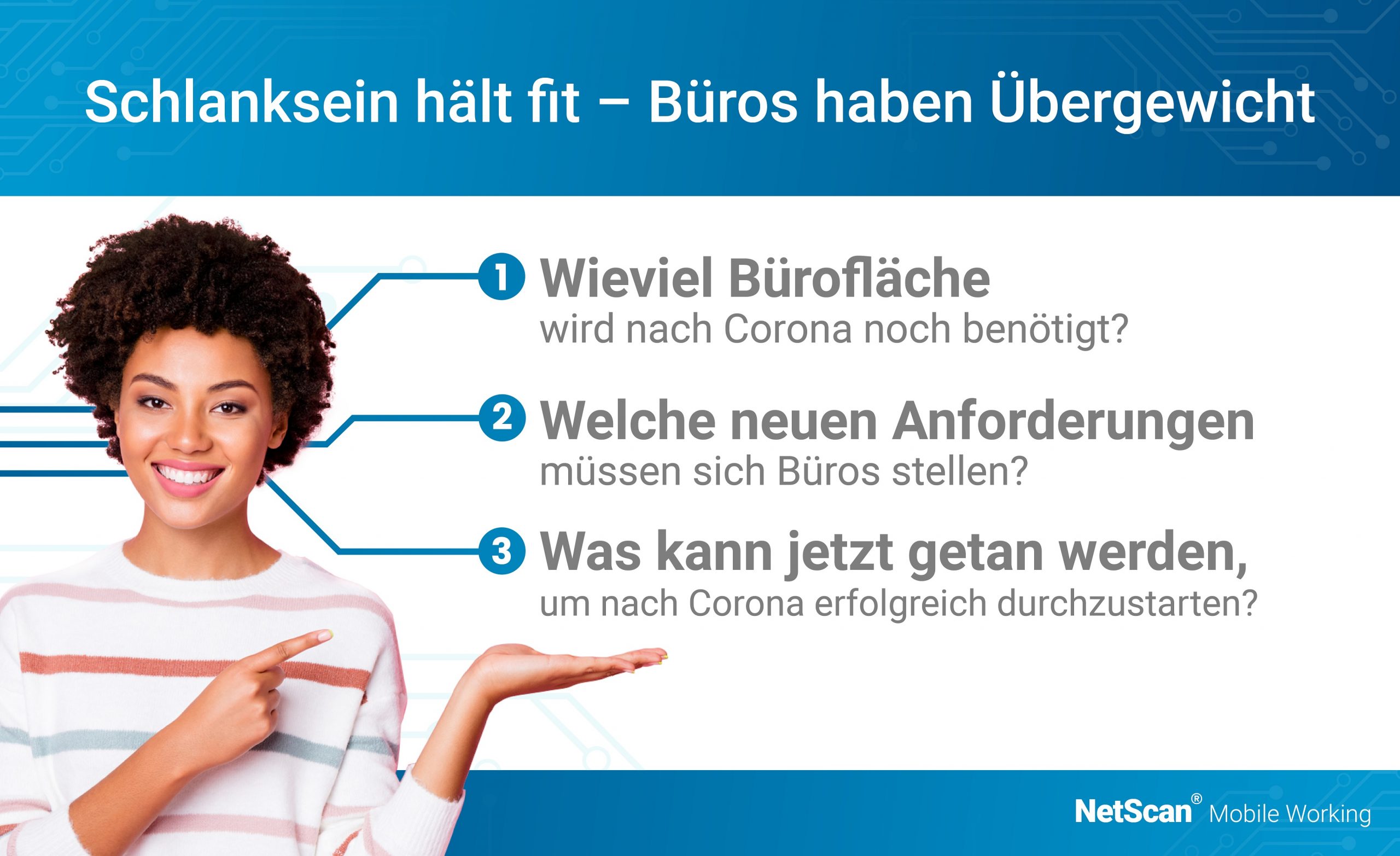 Büros haben Übergewicht an Fläche