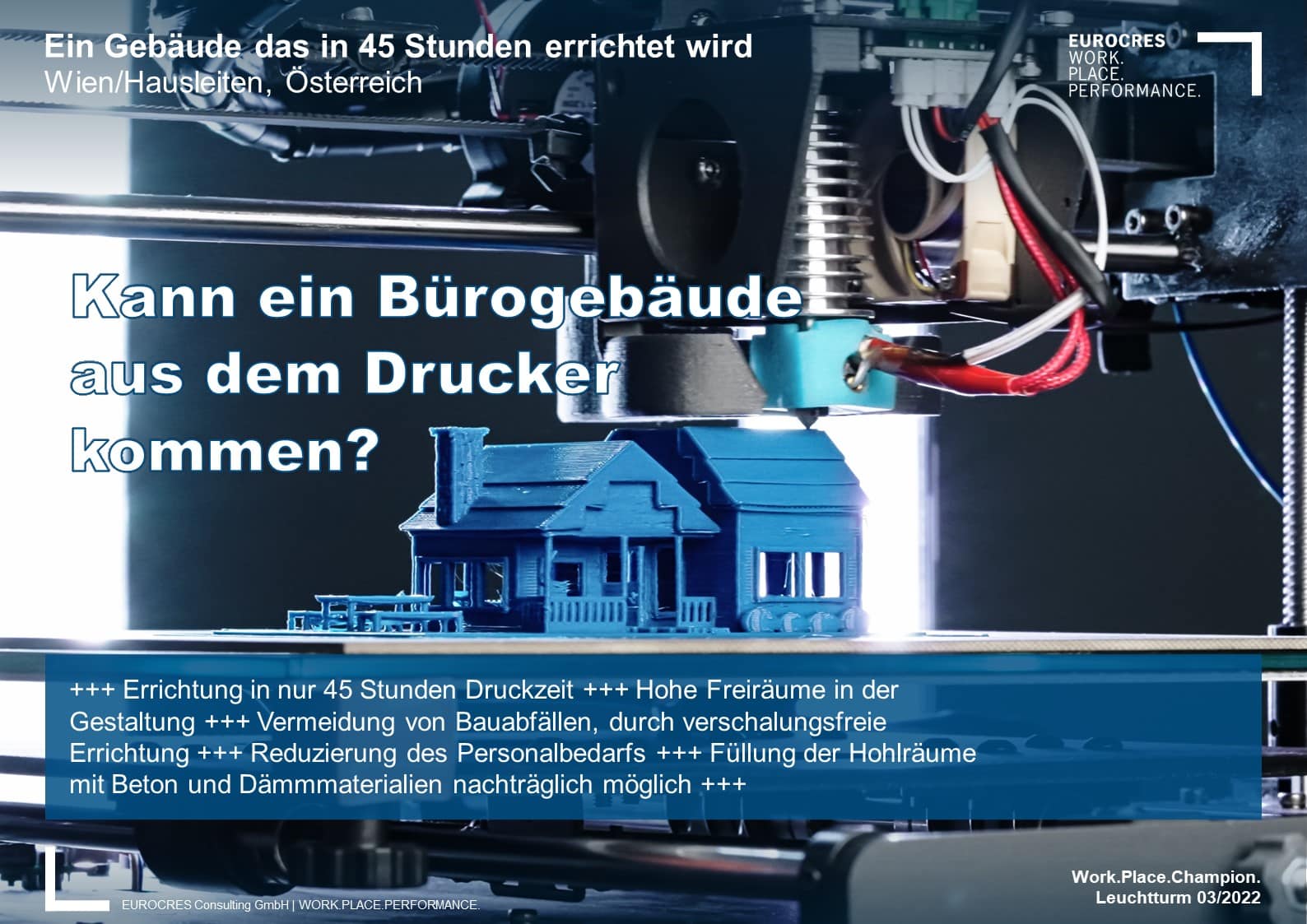Kann ein Bürogebäude aus dem Drucker kommen?